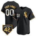 Custom Chicago White Sox 2024 Jackie Robinson Patch Vapor Premier LimitedC All Stitched Baseball Jersey