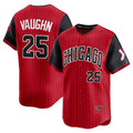 Chicago White Sox #25 Andrew Vaughn 2025 City Connect Limited Player Jersey - Red/Black Stitched Baseball Jersey