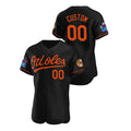 Custom Baltimore Orioles 2022 Little League Classic Black Stitched Jersey Baseball Jerseys