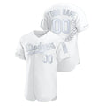 Custom Los Angeles Dodgers White Award Collection Stitched Jersey Baseball Jerseys