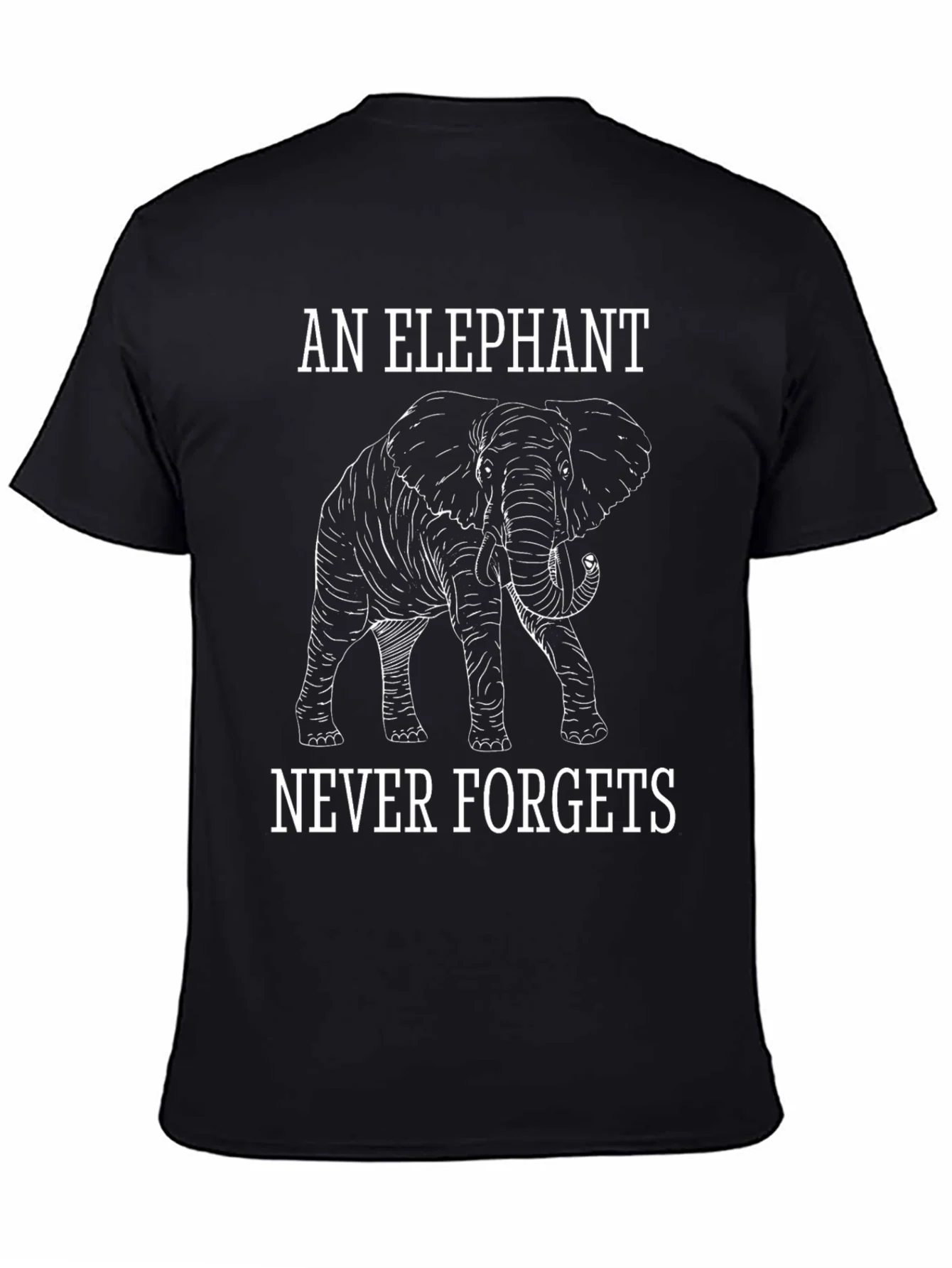 Elephant Never Forgets Graphic Tee