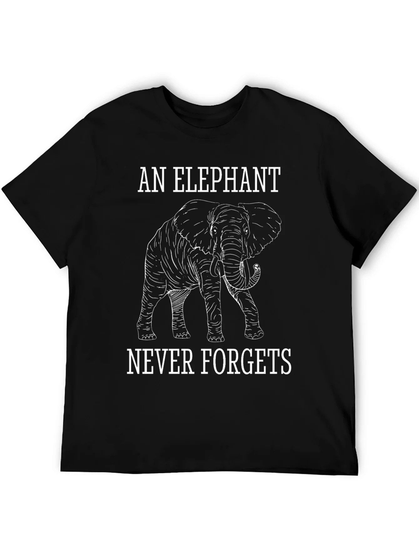 Elephant Never Forgets Graphic Tee