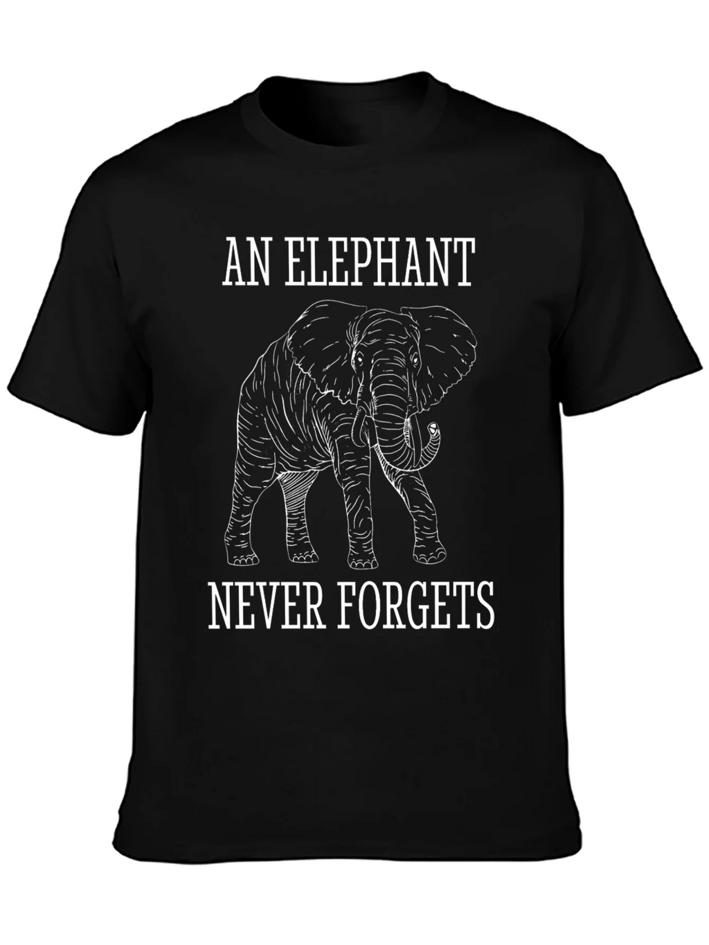 Elephant Never Forgets Graphic Tee