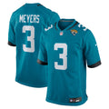 Jacksonville Jaguars Jakobi Meyers Teal Team Game Jersey