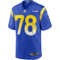 Los Angeles Rams Jackie Slater Royal Game Retired Player Jersey