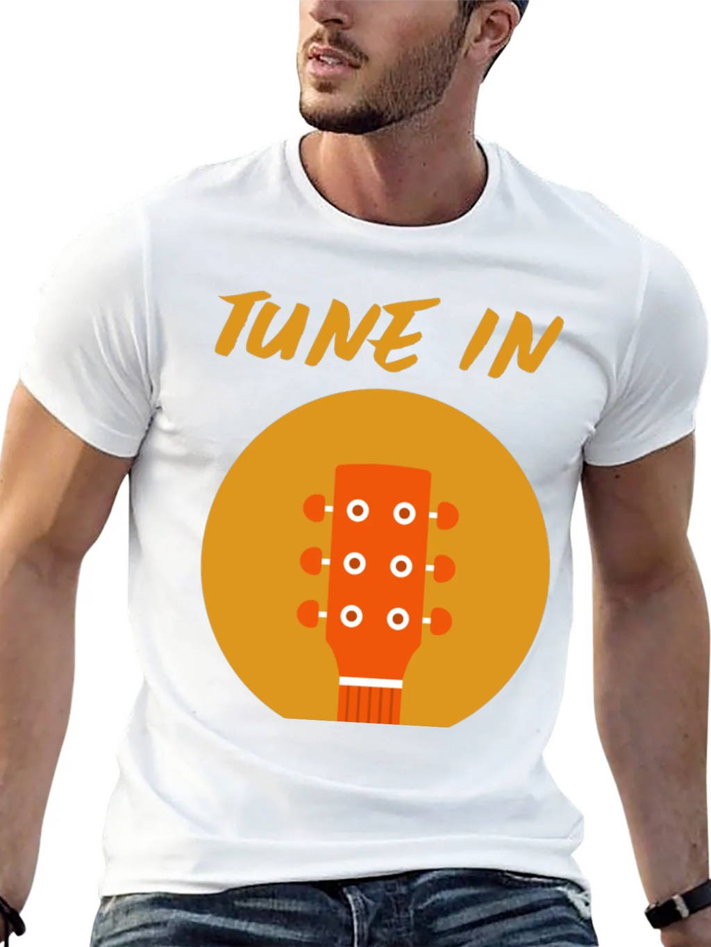 Tune In Guitar Head T-Shirt