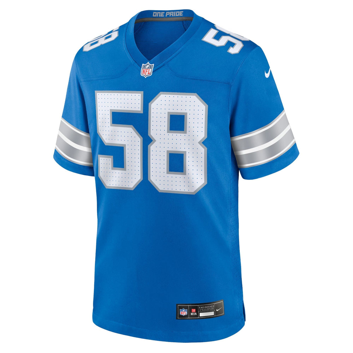 Detroit Lions Penei Sewell Blue Game Jersey