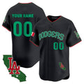 Custom Los Angeles Dodgers Mexico California Patch Vapor Premier Limited V3 ¨C All Stitched Baseball Jersey