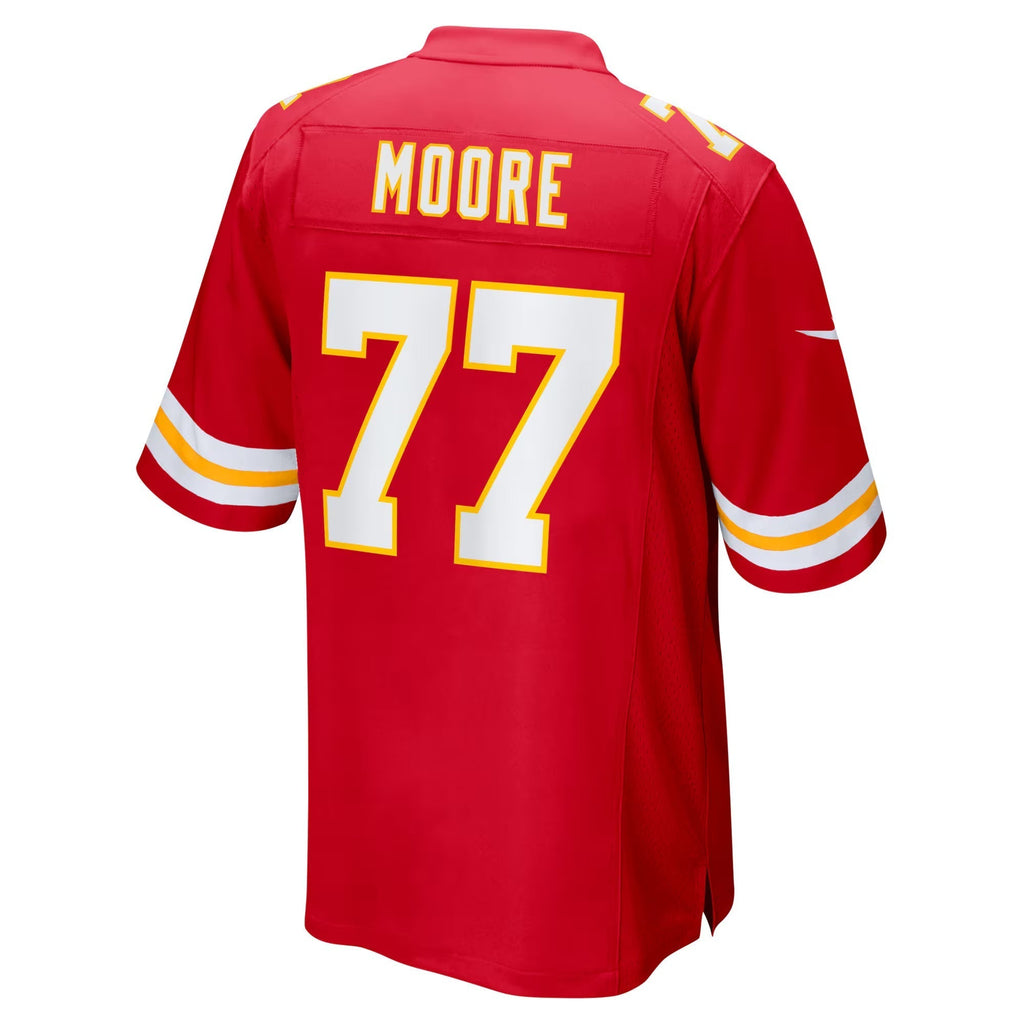 Kansas City Chiefs Jaylon Moore Red Team Game Jersey