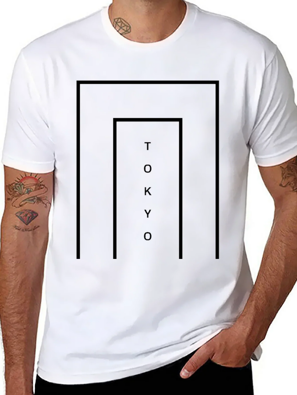Tokyo Graphic Black Tee