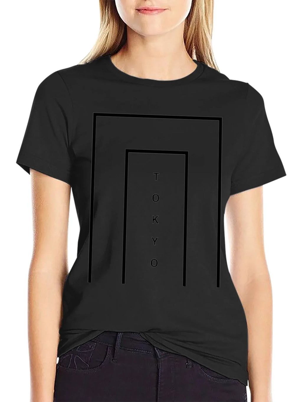 Tokyo Graphic Black Tee