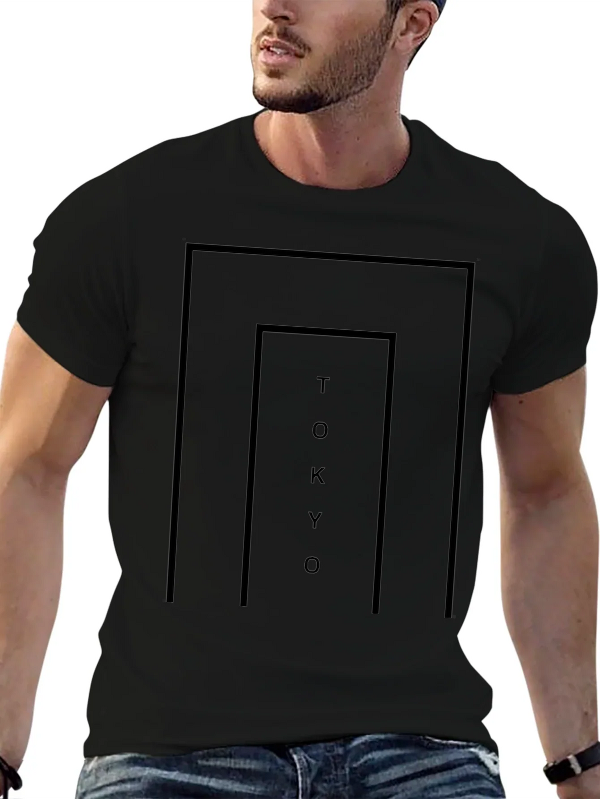 Tokyo Graphic Black Tee