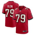 Tampa Bay Buccaneers Elijah Klein Red Game Jersey