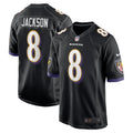 Baltimore Ravens Lamar Jackson Black Alternate Game Jersey