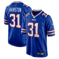 Buffalo Bills Maxwell Hairston Royal 2025  Draft First Round Pick Game Jersey