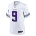 Minnesota Vikings J.J. McCarthy White Alternate Game Player Jersey