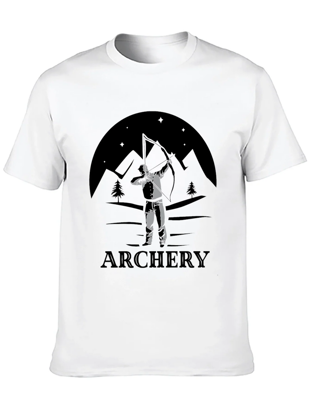 Archery Mountain Scene T-Shirt