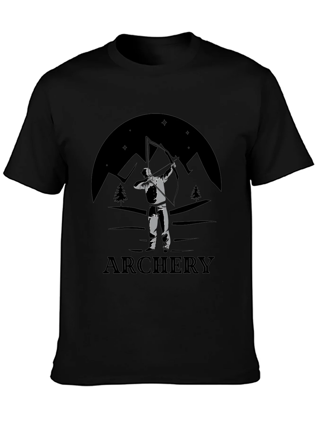Archery Mountain Scene T-Shirt
