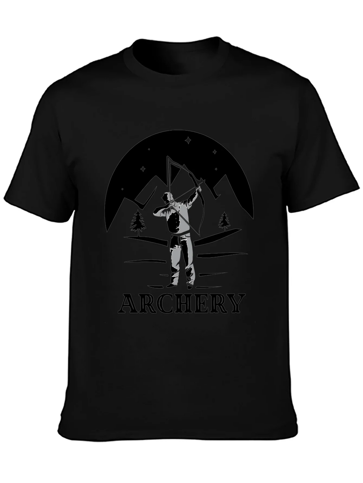 Archery Mountain Scene T-Shirt