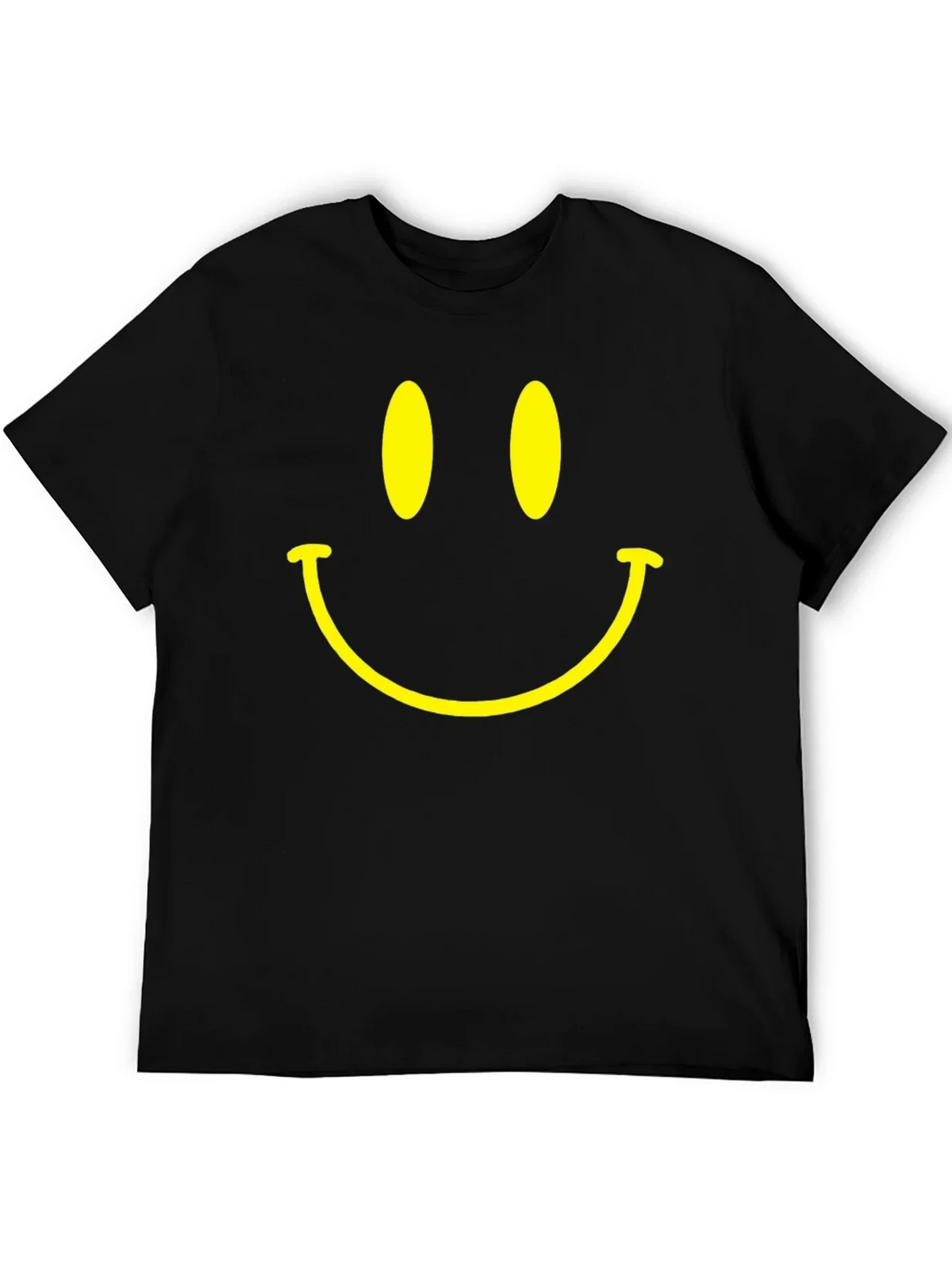 Smiley Face Graphic T-Shirt - Classic Happy Design