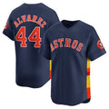 Houston Astros #44 Yordan Alvarez Alternate Limited Player Jersey C Navy Stitched Baseball Jersey