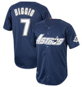 Houston Astros #7 Craig Biggio Navy 1994 Stitched Baseball Jersey