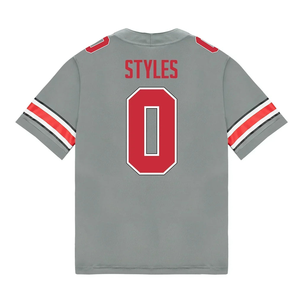 Sonny Styles Ohio State Buckeyes Jersey  Grey