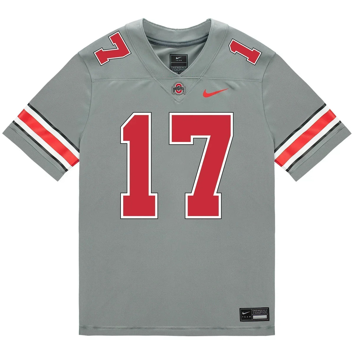 Carnell Tate Ohio State Buckeyes Jersey  Grey