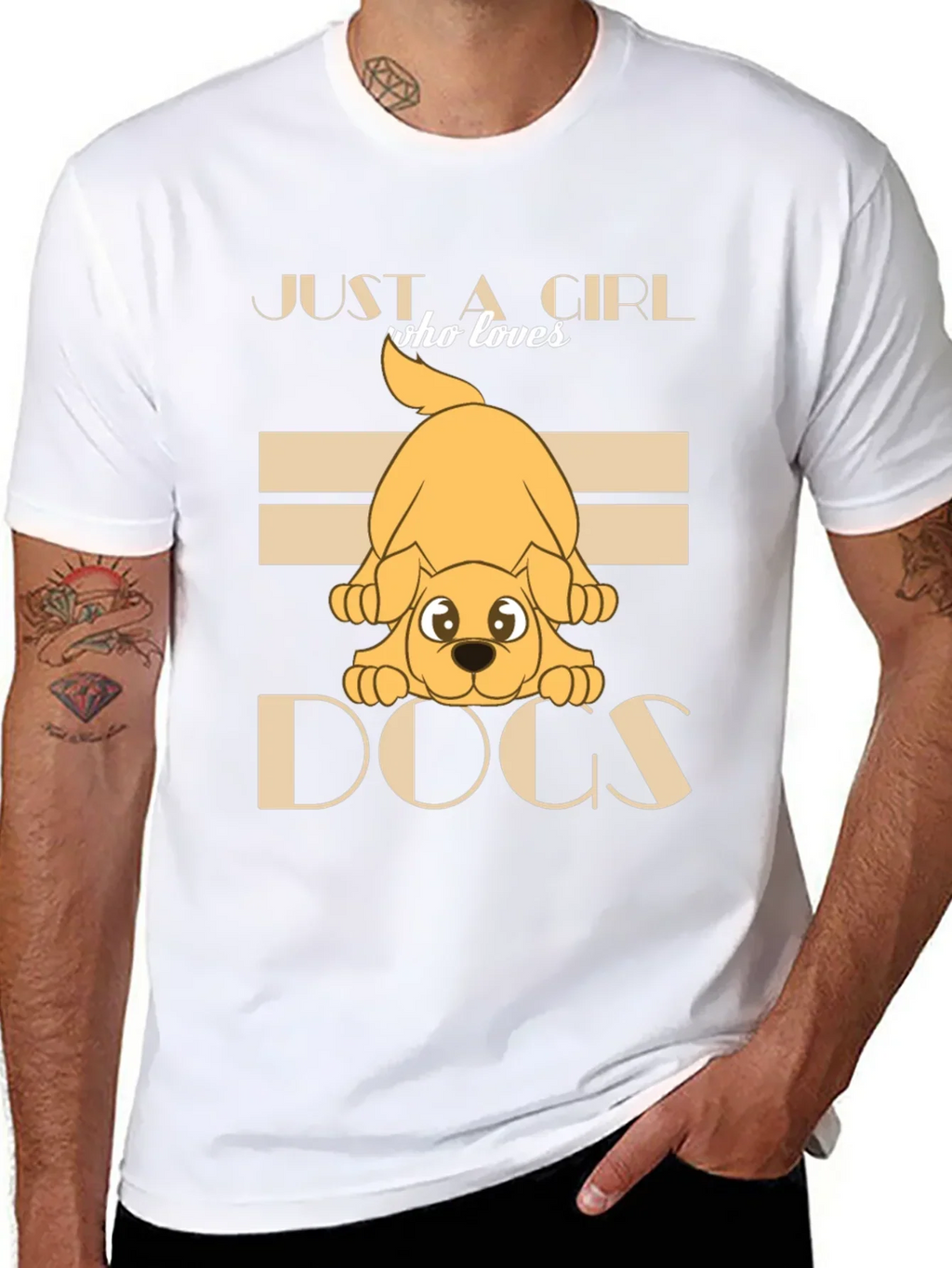 Just a Girl Who Loves Dogs T-Shirt