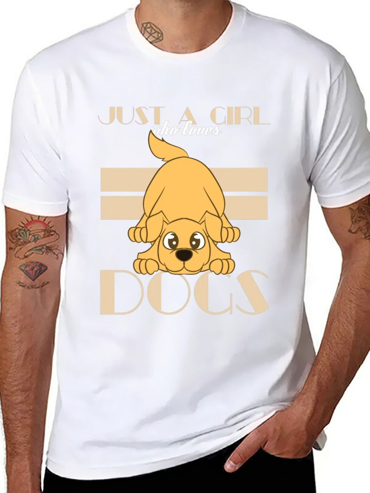 Just a Girl Who Loves Dogs T-Shirt