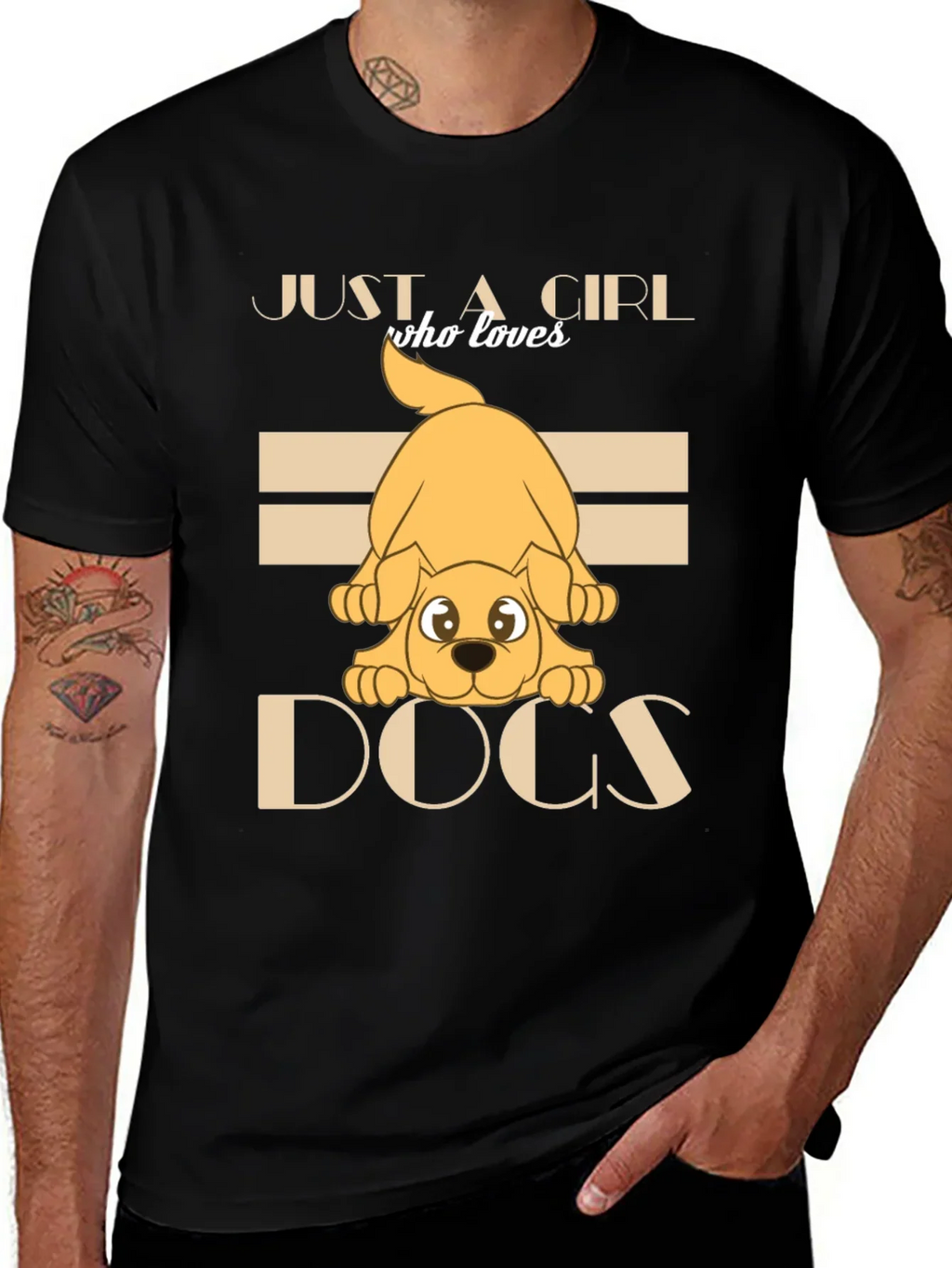 Just a Girl Who Loves Dogs T-Shirt