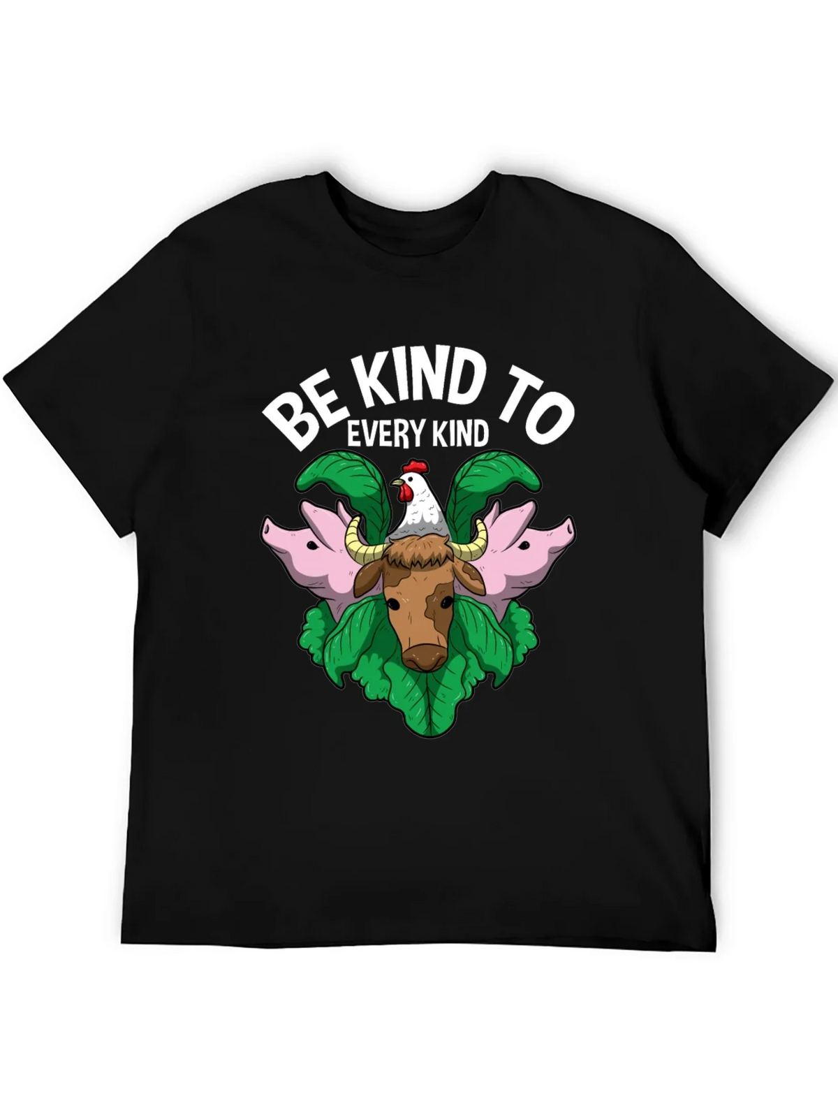 Be Kind to Every Kind Animal Graphic T-Shirt