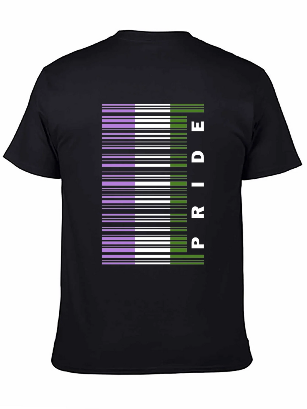 Pride Barcode Graphic Tee - Black