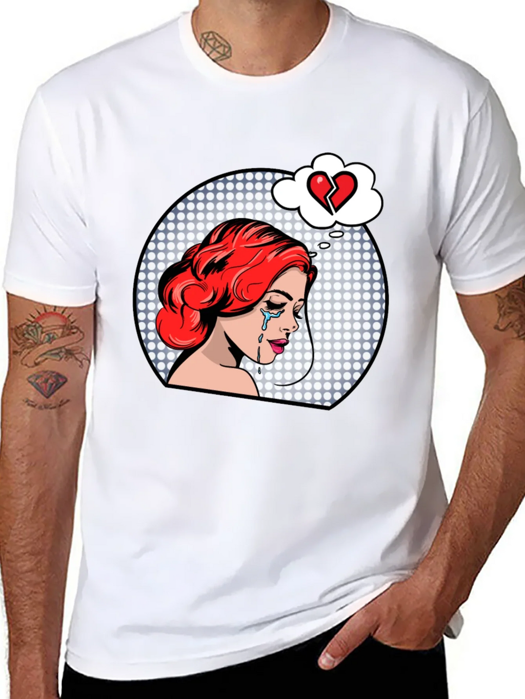 Heartbreak Pop Art T-Shirt