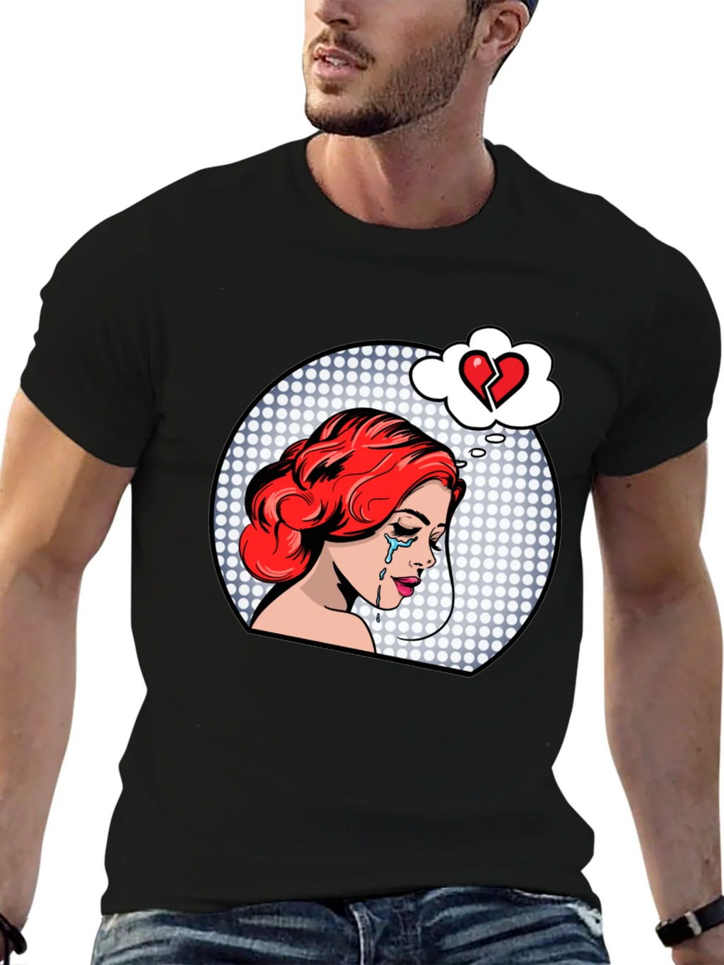 Heartbreak Pop Art T-Shirt