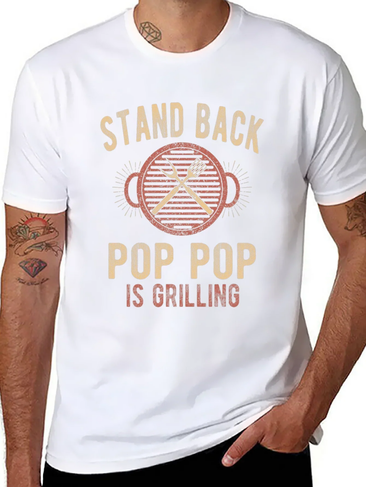 Pop Pop Is Grilling T-Shirt