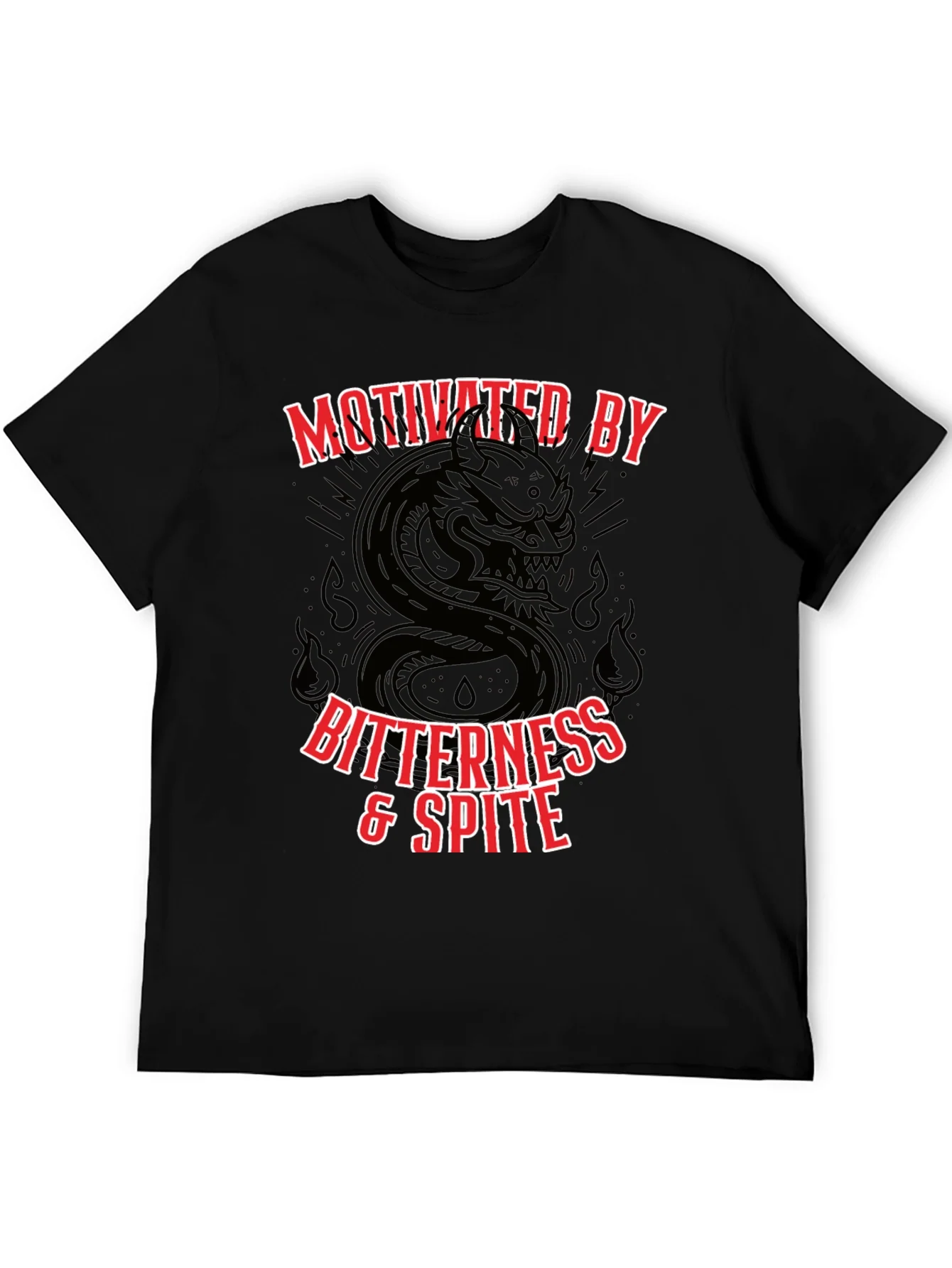 Motivated By Bitterness & Spite Graphic T-Shirt