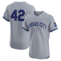 Kansas City Royals Road 2024 Jackie Robinson Day Elite Jersey - Gray Stitched Baseball Jersey