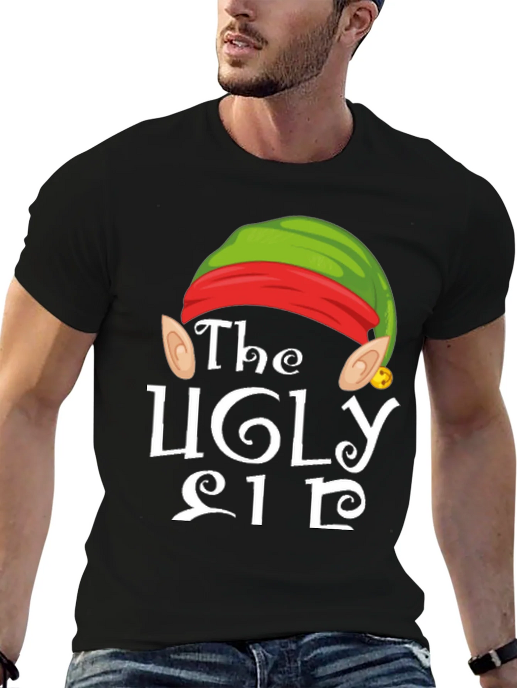 The Ugly Elf Christmas T-Shirt - Holiday Fun