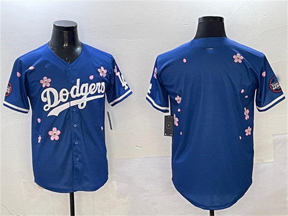 Los Angeles Dodgers Blank Royal 2025 Tokyo Series Limited Stitched Baseball Jersey