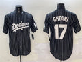 Los Angeles Dodgers #17 Shohei Ohtani Black Cool Base Stitched Baseball Jersey