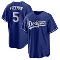 Los Angeles Dodgers #5 Freddie Freeman Alternate Replica Player Jersey - Royal Stitched Baseball Jersey