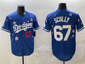 Los Angeles Dodgers #67 Vin Scully Royal 2025 Tokyo Series Limited Stitched Baseball Jersey