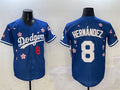 Los Angeles Dodgers #8 Enrique Hernandez Royal 2025 Tokyo Series Limited Stitched Baseball Jersey