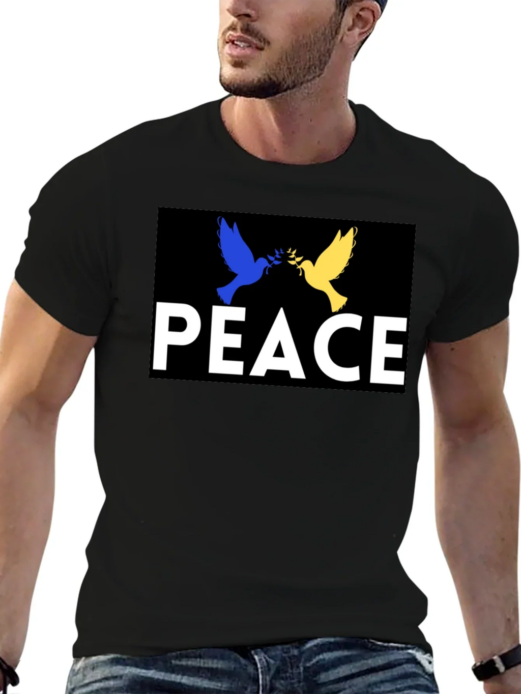 Peace Ukraine Dove T-Shirt