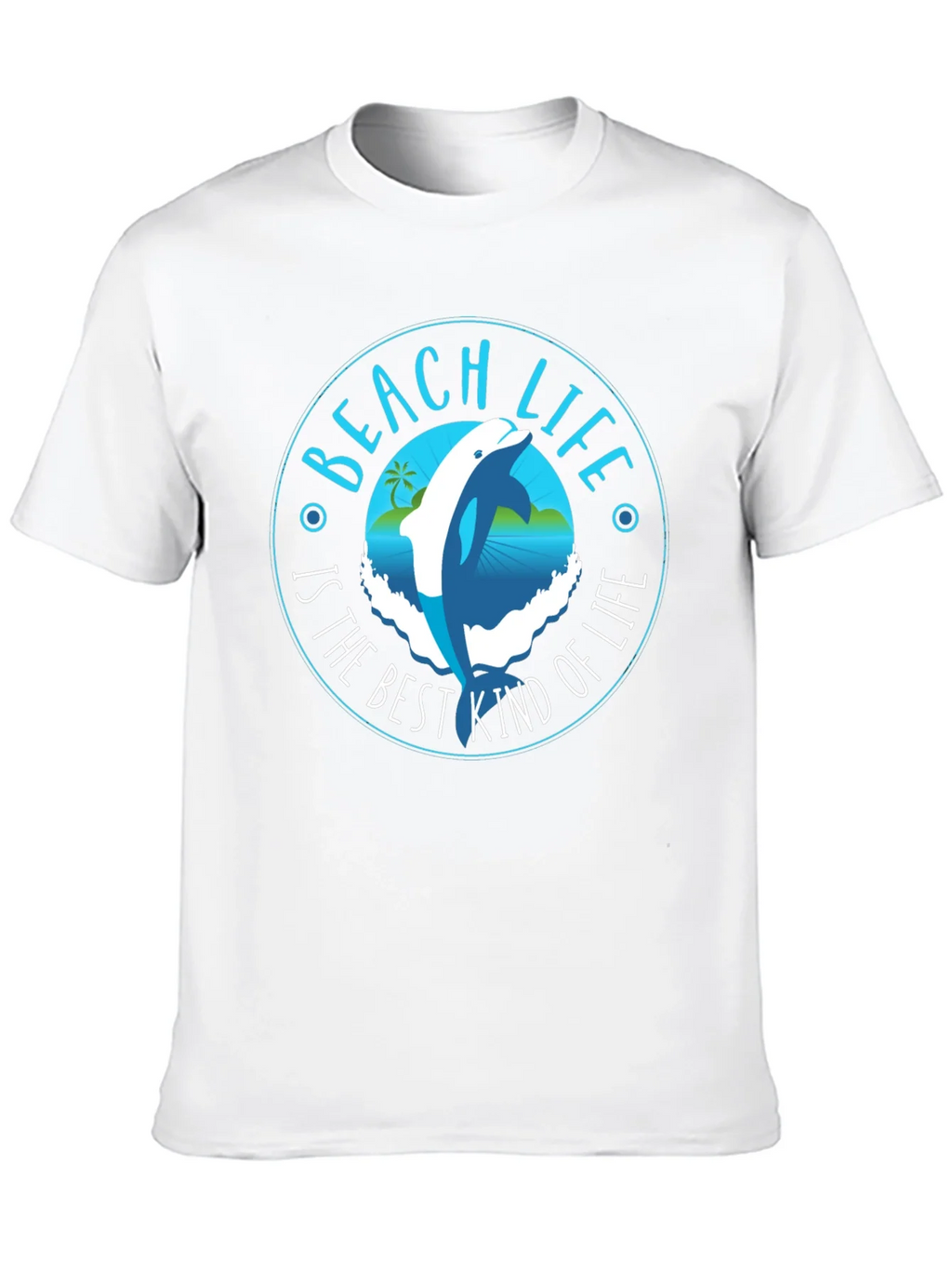 Beach Life Dolphin Graphic T-Shirt
