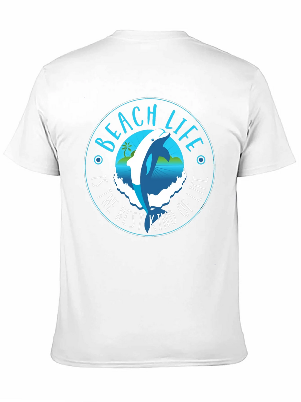Beach Life Dolphin Graphic T-Shirt