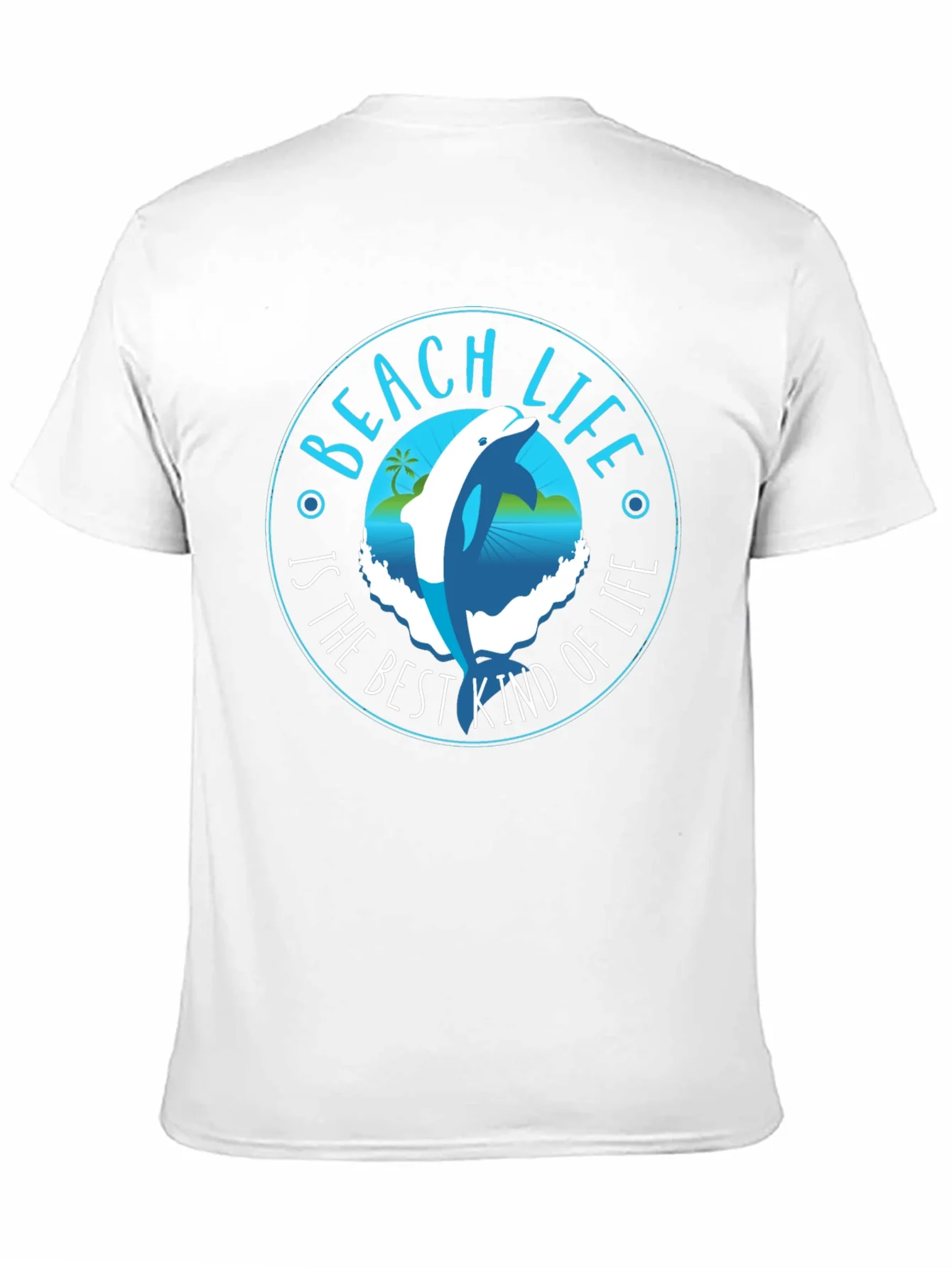 Beach Life Dolphin Graphic T-Shirt