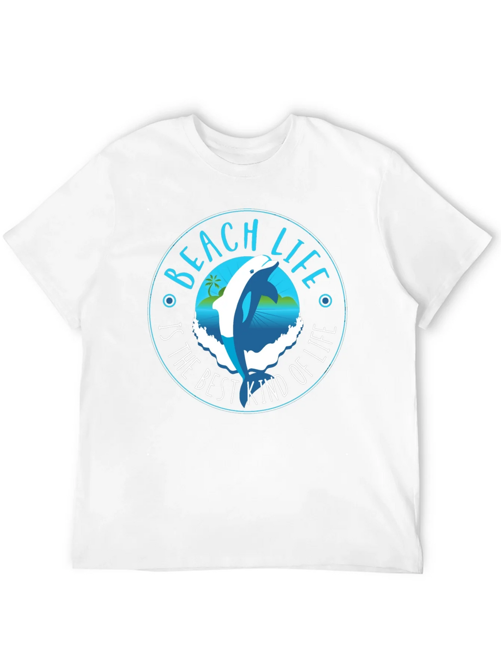 Beach Life Dolphin Graphic T-Shirt