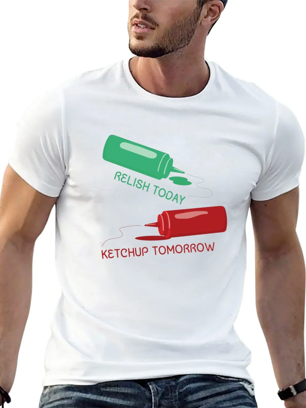 Relish Today Ketchup Tomorrow Graphic Tee
